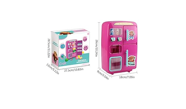Nevera de juguete para niños, Mini simulador de simulación ...