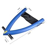 Univegrow Swimming Sling Kickboard Noodle Float Boat with Handle Training Aid (Blue)