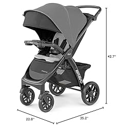 Chicco Bravo LE ClearTex Quick-Fold Stroller