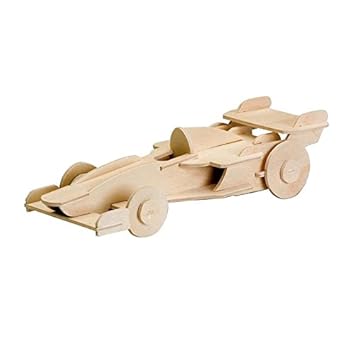 Pebaro 352/4S - Laubsägevorlage mit Motiv Rennwagen