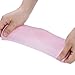 Bememo 3 Pairs Spa Moisturising Socks and Gloves Set, Moisture Open Toe Gel Heel Socks Gel Hand Fingerless Moisturizing Gloves (Pink and Grey)