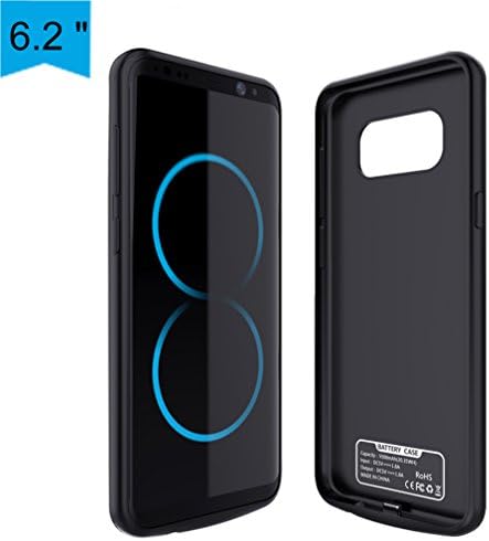 FILIWI Galaxy S8 Plus Battery Case 5500mAh Portable Charger Extended Battery Pack Power Bank Cover Charging Case for Samsung Galaxy S8 Plus（2017）6.2 inch