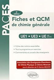 Fiches et QCM de chimie générale