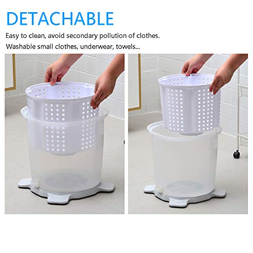 Portable Washing Machine, Personal Compact Washer, Mini NonElectric HandCranked Laundry