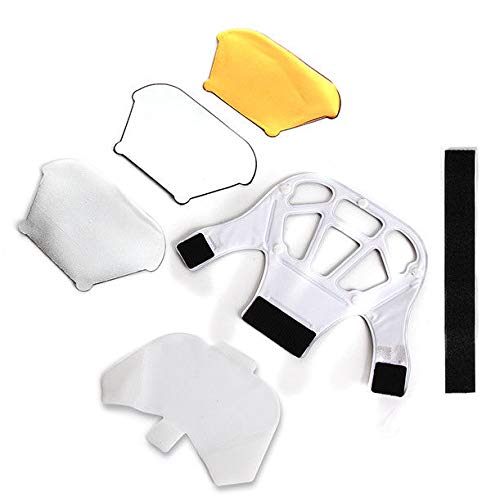 Universal Flash Diffuser Softbox with 3 Colors Silver Gold White Reflector for Canon Nikon Minolta YongNuo Sony Olympus Speedlite Speedlight