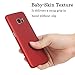 ATOOZ(TM) Galaxy S7 Edge 360 Degree All-Around Full Body Slim Fit Lightweight Hard Protective Skin Case Cover for Samsung Galaxy S7 Edge (Red)