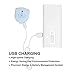 TEQIN Bedwetting Enuresis Alarm for for Kids (Girls & Boys), Volume Control, Customized Sounds and Vibration (Sky Blue)