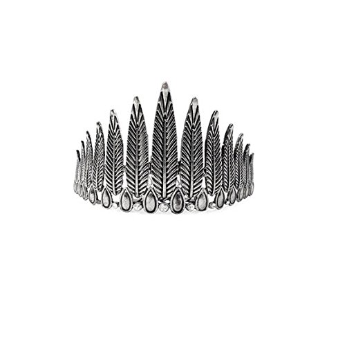 Kitsch Feather Bun Pin, Silver, 0.1 Ounce