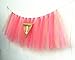 Originals Group 1st Birthday Pink Gold Tutu for High Chair Decoration for Party Supplies