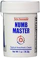Numb Master 5% Topical Anesthetic Lidocaine Cream 1 Oz, Made in USA, Fast Penetration, Liposmal lidocaine, Non-oily