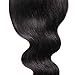 UNice Hair Brazilian Body Wave 5x5 Lace Closure Free Part with Baby Hair, 100% Unprocessed Human Virgin Hair Natural Color (14'' Closure)