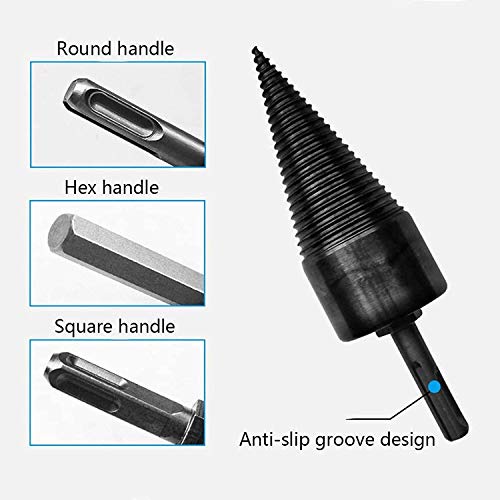 42mm Holzspalter Bohrer, Spaltholzkegel Holzspalterbohre, Kegelspalte, Holzspalter Schraube Kegel, Brennholzspalter… – Bild 4