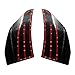 V8 GOD Front Chin Spoiler Winglets in Matte Black for 2015 2016 2017 Ford Mustang