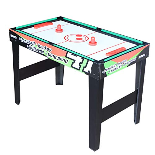 AIPINQI 31.5 Inch 4 in 1 Steady Multi Games Table, Mini Pool Table, Foosball Football Table, Air Hockey Table, Table Tennis Table Ping Pong Table, Kids Adult