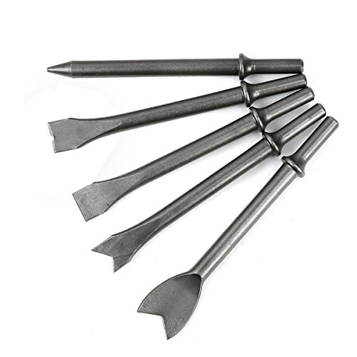 heavy duty Air hammer with 5pc chisel kit for chipping riveting cutting piercing
