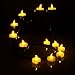 AGPTEK® 100 Battery LED Operated Amber Light Candle Flameless