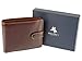 Visconti TR-35 Classic Tri Fold Wallet Coin ID Holder Brown