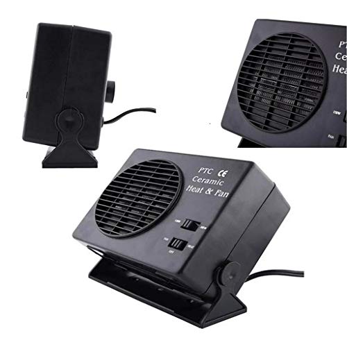 Autone Car Heater Fan,12V Car Portable 2 in 1 Electric Fan and Heater 300W Defroster Demister Quick Heating Speed