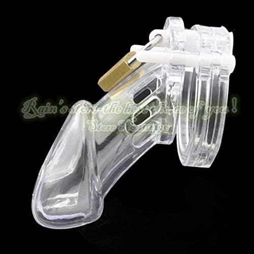 IRHNG Shirt New Sexy Toy CB6000 Pênís Ríng Dick Belt Pênís Lock Plastic Male Chastity Device for Men Pênís Sleeve Cock Cage Sexsxi Toy,Transparent