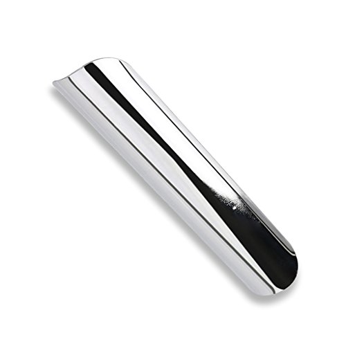 Universal Motorcycle Exhaust Muffler Pipe Heat Shield Cover Heel Guard For Honda Yamaha Suzuki Kawasaki (Chrome)