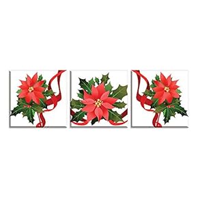 signwin 3 Piece Canvas Wall Art Christmas Canvas...
