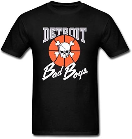 MCQK83 Detroit Pistons Bad Boys T-Shirts for Mens