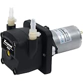 Kamoer KPHM400-SW3B25 400ml/min high flow peristaltic pump 12V DC | Brushed Motor Lab Liquid Dosing Pump with BPT tube