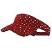 Glitter Visor-Red
