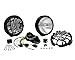 KC HiLiTES 127 SlimLite Black 100-Watt Fog Light System