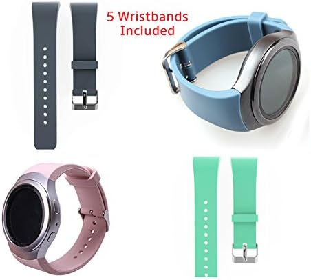 SNAPSITY Tropical Replacement Watch Band Strap For Samsung Galaxy Gear S2 SM-R720 SM/LG (Small)