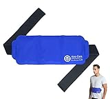 Koo-Care Large Ice Pack Gel Hot Cold Therapy Pack - Wraps around Shoulder, Waist & Lower Back, Belly, Thigh, Knee, Shin, Ankle - Great for Injury, Sprain, Bruise - 15" x 5.9"