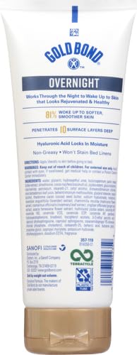 GOLD BOND OVERNIGHT DEEP MOISTURIZING LOTION, 8 OZ., SKIN THERAPY LOTION WITH CALMING SCENT