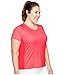 Nike Women's Plus Size Dry Miler Top (Racer Pink, 2X)