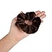 Ondder 18 Pack Velvet Scrunchies Hair Bobble Elastics Hair Scrunchy Hair Bands Headbands Women Scrunchies Bobbles Hair Ties, 18 Colors