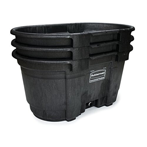 Rubbermaid Commercial Fg424288Bla Structural Foam Stock Tank, 100