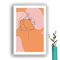 Framed Canvas Wall Art Picasso Poster Print of Woman Canvas Prints Home Artwork Decoration for Living Room,Bedroom - 16x24 inches