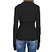 Roco Roca Women's Low V Neck Stretchable Elasticity Knit Sweater