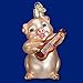 Old World Christmas Musical Pig Glass Blown Ornament