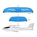 ZUINIUBI Throwing Glider Inertia Plane Foam Aircraft Toy Outdoor Sports Warcraft Model Assembly Airplane Toy for Kids Children Boy Gift