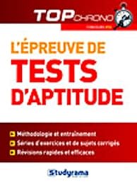 L' épreuve de tests d'aptitude, concours IFSI