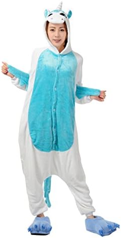 Japsom Unisex Unicorn Animal Kigurumi Cosplay Costume Pajamas One-Pieces XL