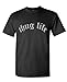 THUG LIFE - hip hop rap music tupac 2pac Tee Shirt T-Shirt, L, Black
