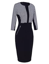 HOMEYEE Vestido tubo tubo mujer túnica elástica U837