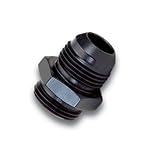 Russell 670650 Black Anodized Aluminum -6AN Dry Sump/Fuel Fitting