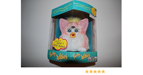 pink and white furby