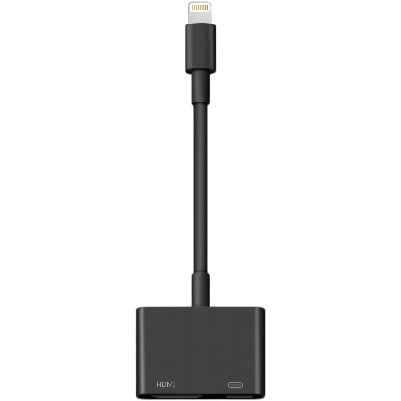 Photo 1 of Lightning to HDMI Adapter for iPhone, [Apple MFi Certified] Digital AV Dongle,1080P Sync Screen Cable with Lightning Charging Port for iPhone, iPad to TV/Projector/Monitor No Need Power Supply