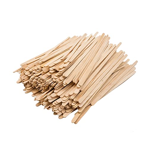 Cathys Candy Cart Large Bag of 1000 x 5.5 Inch Biodegradable Wooden Birchwood Coffee, Drink, Stirrers/Mixers. Ideal for Home Or Office Use. Non Plastic. Easy Recycle, Brown