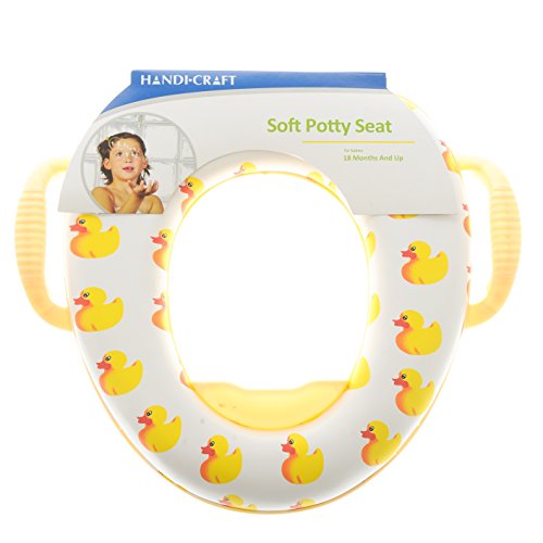 Soft potty training potty seat with handles by unity