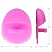 Aimike Silicone Facial Cleansing Brush Anti-slip Exfoliator Friction Pad Face Skin Care Deeper Clean Exfoliate Skin-4 Sets