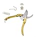 Premium Bypass Pruning Shears- 8'' Professional Hand Pruner- Heavy Duty Garden Clippers- Sharp Blades - Lightweight Tree Trimming Tool
